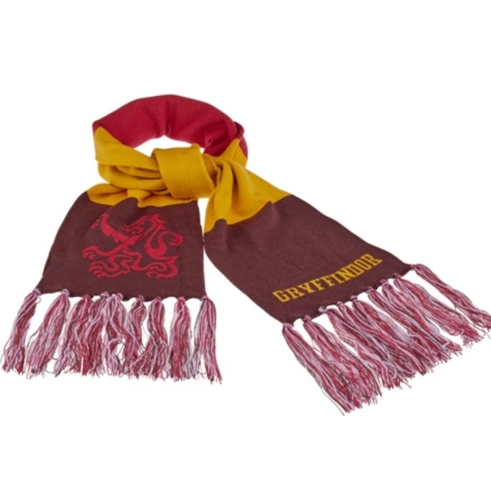 Universal Studios The Wizarding World Of Harry Potter Gryffindor Emblem Scarf